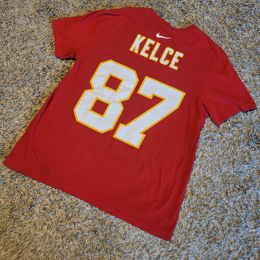 Nike Red Kelce Fan Jersey